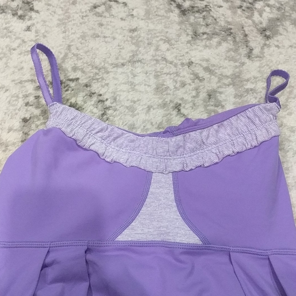 Power Purple Yogi Dance Tank & Roses Scoop… - Picture 3 of 7